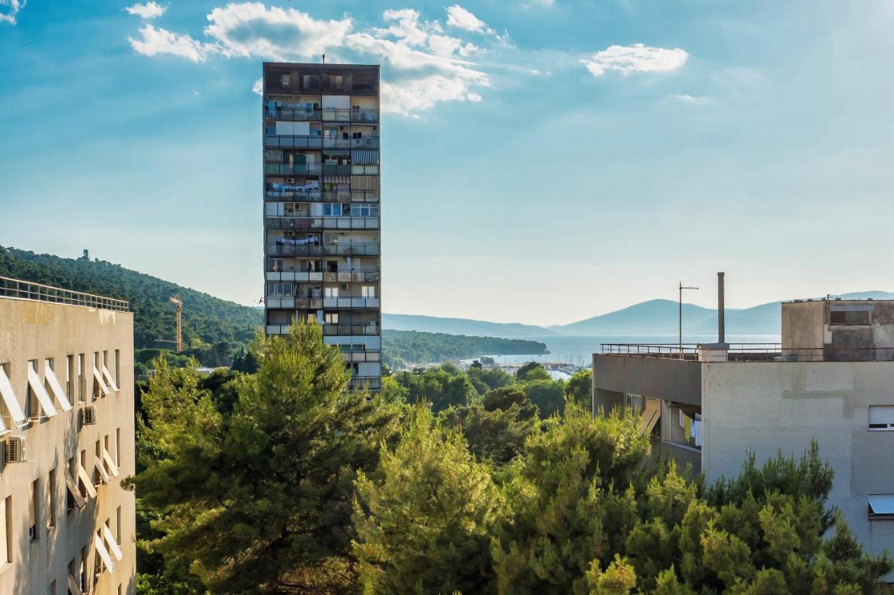 3-Bedroom Sea View Apartment - Balcony, Elevator - Spinut, Split Buitenkant foto